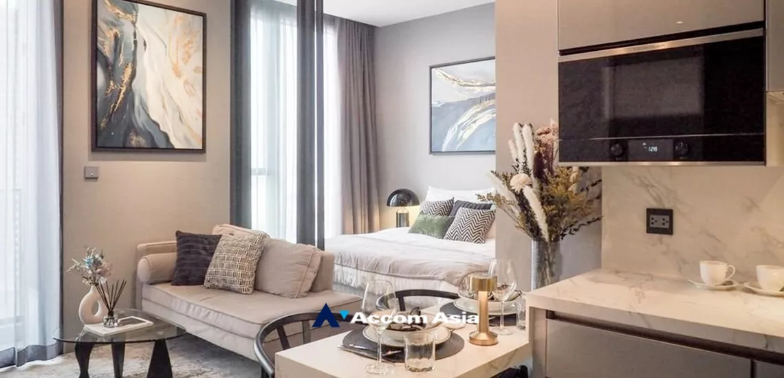  1  1 br Condominium For Sale in Ratchadaphisek ,Bangkok BTS Asok - MRT Phetchaburi - ARL Makkasan at The Esse At Singha Complex AA35062