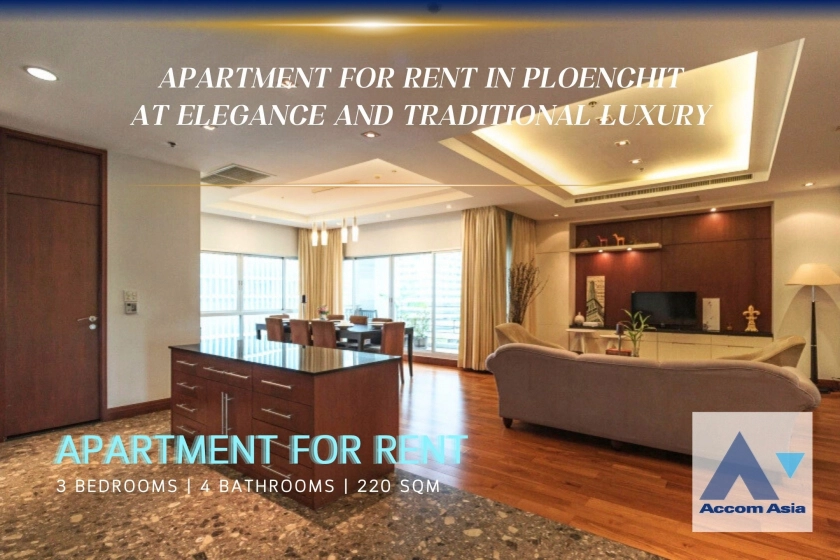 unitSpacious apartment near Ploenchit with park access and skyline view (AA35313)