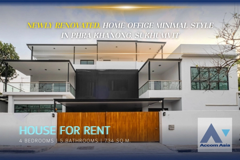  2  4 br House for rent and sale in Sukhumvit ,Bangkok BTS Phra khanong AA35535