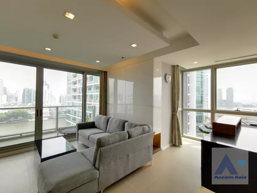  1  2 br Condominium For Rent in Charoen Nakhon ,Bangkok BTS Krung Thon Buri at The River Condominium AA36046