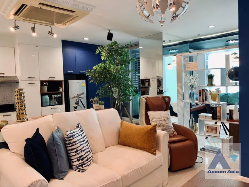  1  2 br Condominium For Rent in Sukhumvit ,Bangkok MRT Phetchaburi at Sukhumvit Living Town AA36346
