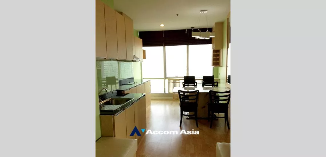 Corner Unit |  2 Bedrooms  Condominium For Rent & Sale in Charoennakorn, Bangkok  near BTS Krung Thon Buri (25061)