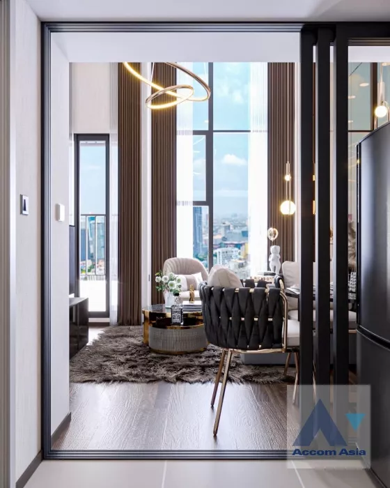 Duplex Condo |  Park Origin Chula Samyan Condominium  1 Bedroom for Rent   in Silom Bangkok