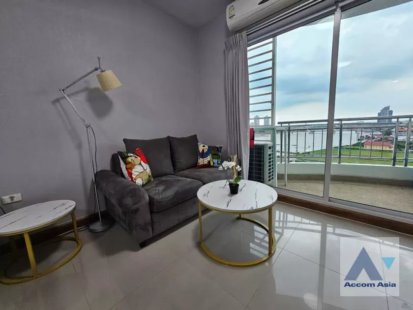  1  Condominium For Rent in Charoen Nakhon ,Bangkok BTS Krung Thon Buri at Supalai River Resort AA36929