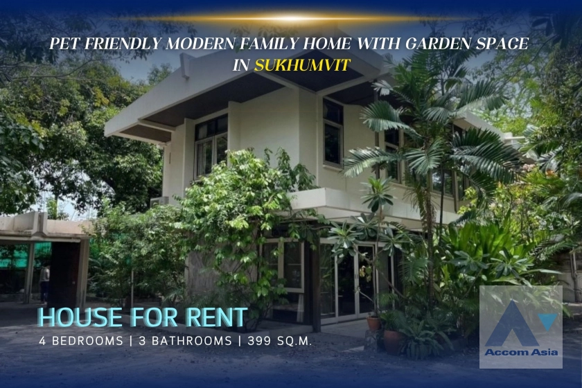  2  4 br House for rent and sale in Sukhumvit ,Bangkok BTS Phra khanong AA38011
