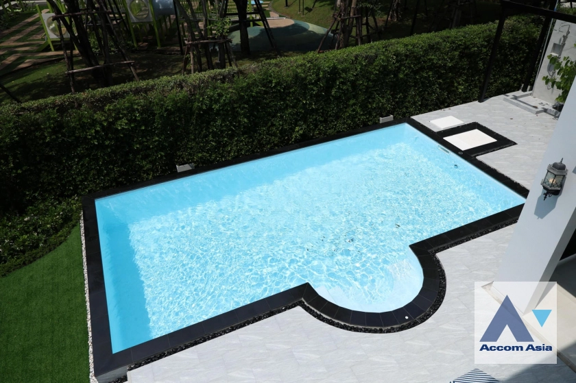 unitFully Furnished, Luxury, Huge Terrace, Private Swimming Pool |  5 Bedrooms  House For Rent & Sale in Latkrabang, Bangkok  near ARL Ban Thap Chang (AA38102)