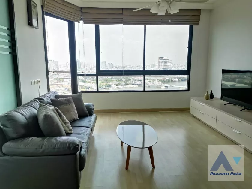  Supalai Casa Riva Condominium  2 Bedroom for Rent BRT Nararam 3 in Rama3 Bangkok