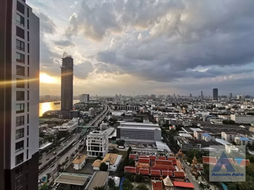 14  2 br Condominium for rent and sale in Charoenkrung ,Bangkok BRT Rama IX Bridge at Star View AA38490