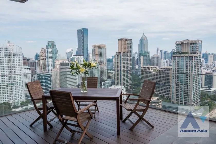 Huge Terrace | 185 Rajadamri Condominium  3 Bedroom for Sale & Rent BTS Ratchadamri in Ploenchit Bangkok