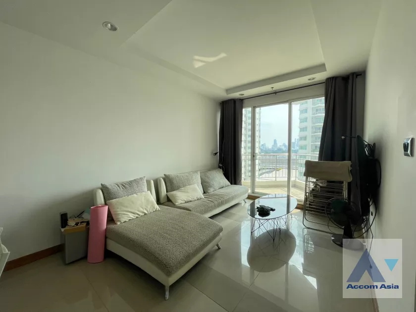 Fully Furnished, Big Balcony |  2 Bedrooms  Condominium For Sale in Ratchadapisek, Bangkok  near MRT Rama 9 (AA39156)