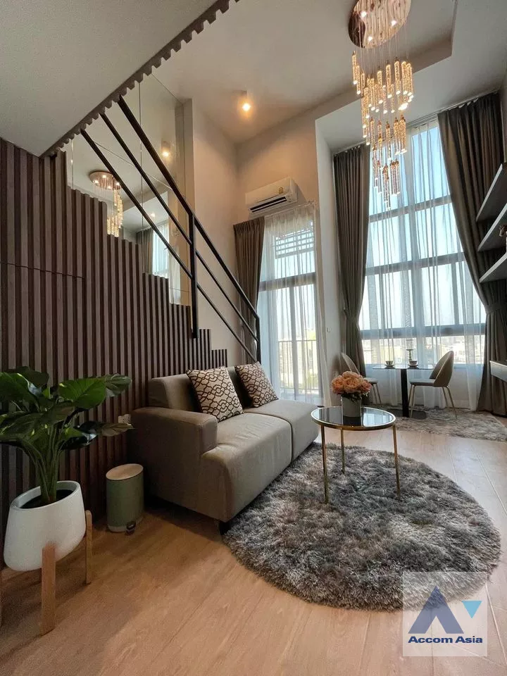 Fully Furnished |  Ideo Rama 9 Asoke Condominium  1 Bedroom for Rent MRT Rama 9 in Ratchadapisek Bangkok