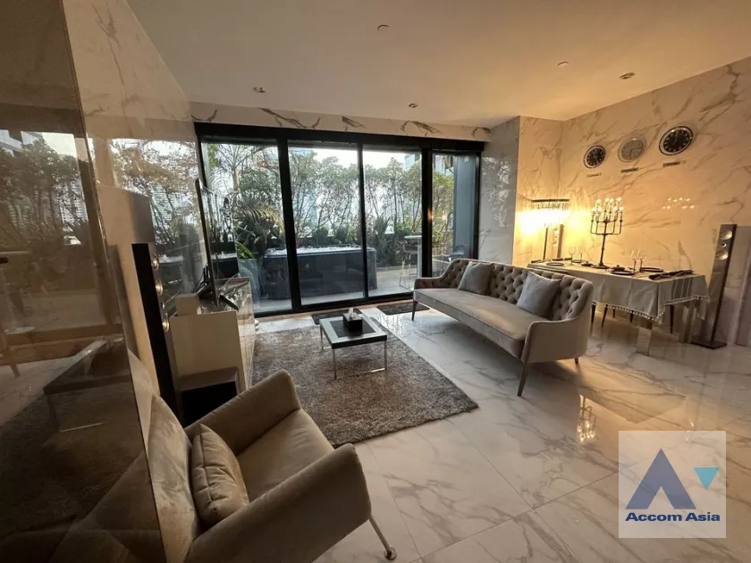 Huge Terrace |  M Silom Condominium  2 Bedroom for Rent BTS Chong Nonsi in Silom Bangkok