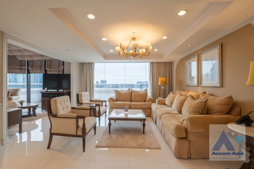 unitPenthouse |  4 Bedrooms  Apartment For Rent in Sukhumvit, Bangkok  near BTS Asok (AA40076)