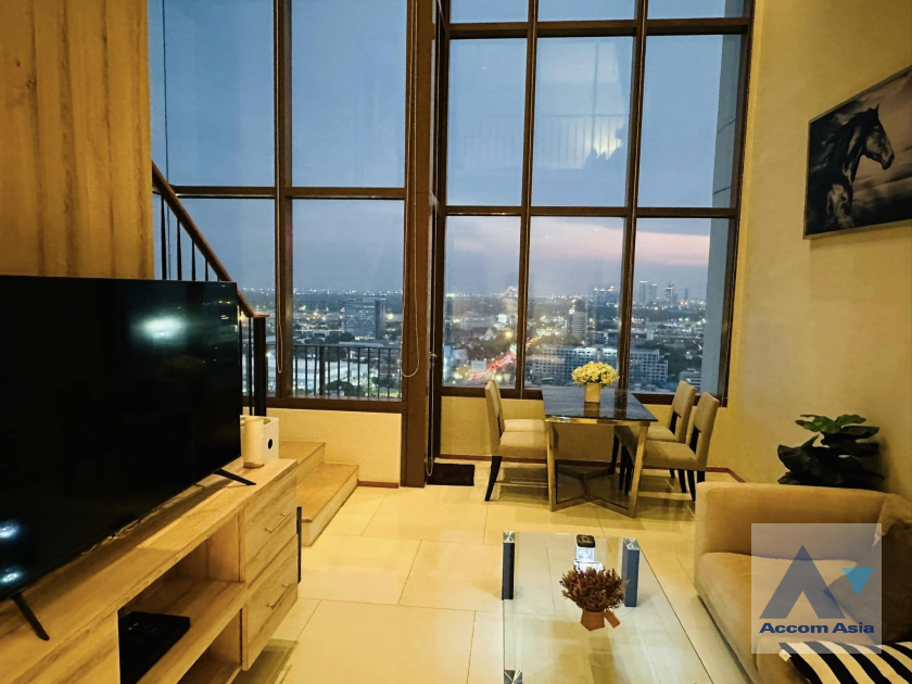 unitDuplex Condo |  1 Bedroom  Condominium For Rent in Sukhumvit, Bangkok  near BTS Phrom Phong (AA40325)
