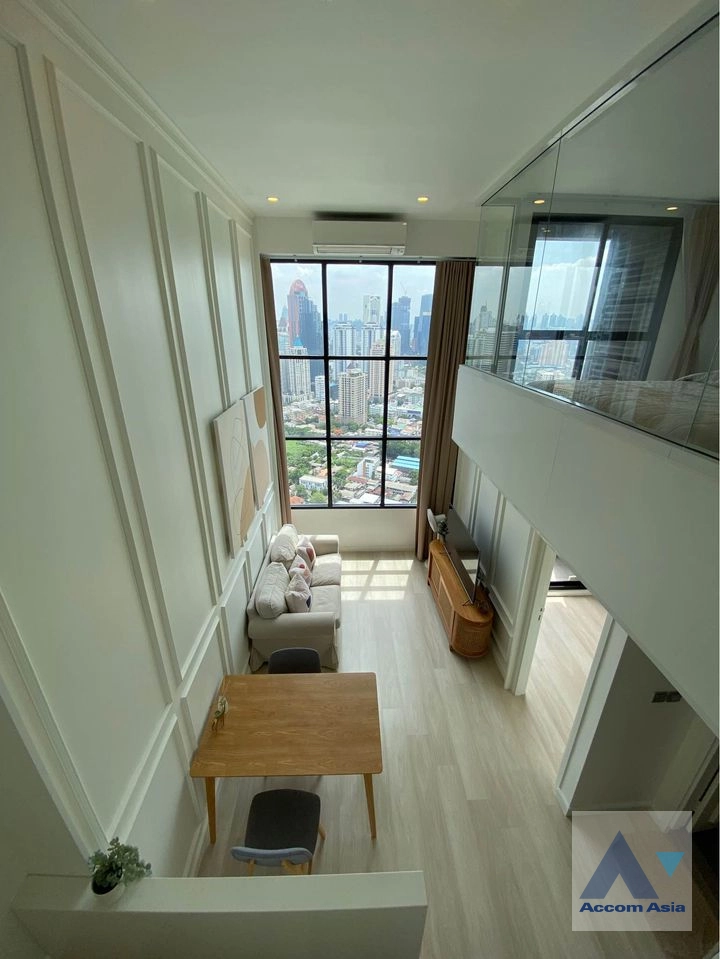 unitDuplex Condo |  2 Bedrooms  Condominium For Rent & Sale in Sathorn, Bangkok  near BTS Chong Nonsi (AA40960)