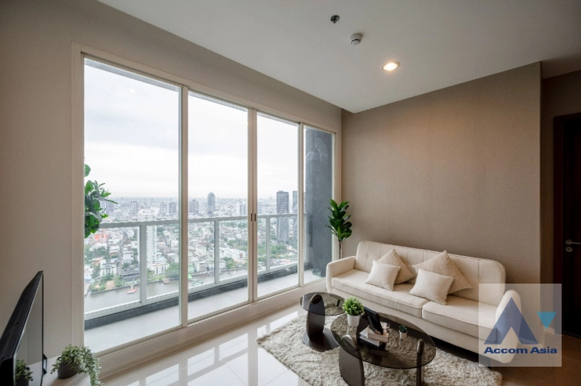 5  2 br Condominium for rent and sale in Rama 3 ,Bangkok BTS Saphan Taksin at Menam Residences AA41709