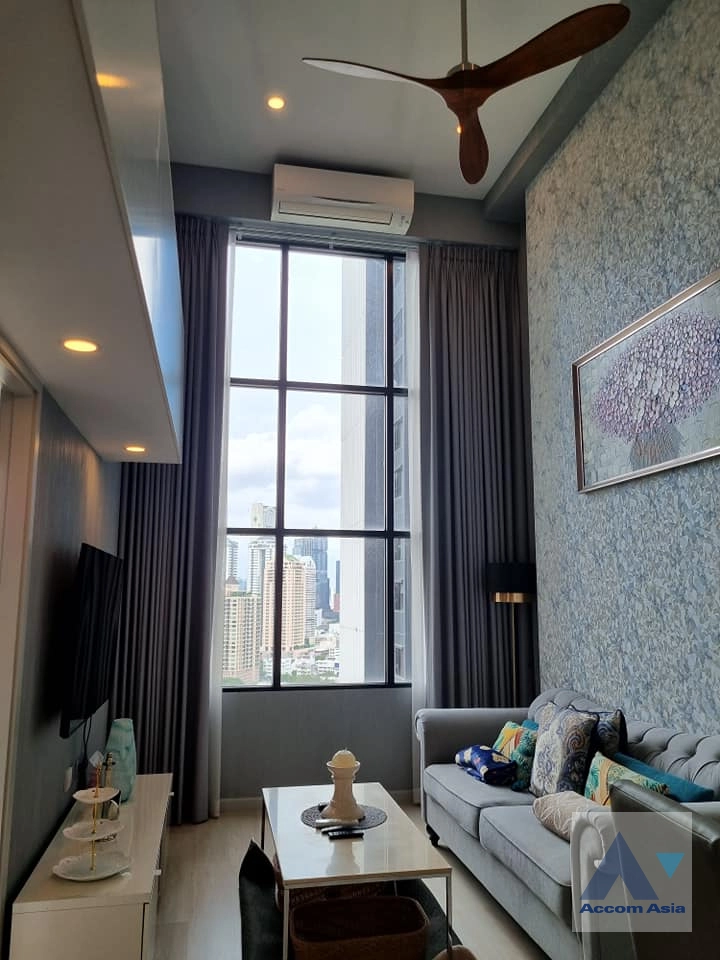 Fully Furnished, Duplex Condo |  Knightsbridge Prime Sathorn Condominium Condominium  1 Bedroom for Rent BTS Chong Nonsi in Sathorn Bangkok