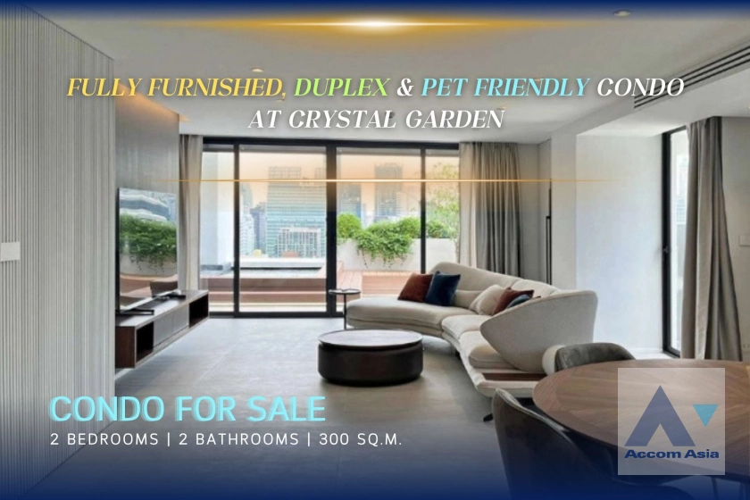  2  2 br Condominium For Sale in Sukhumvit ,Bangkok BTS Nana at Crystal Garden AA42214