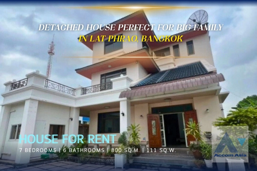  2  7 br House for rent and sale in Lat Phrao ,Bangkok  AA42743