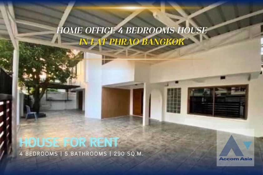  2  4 br House For Rent in Lat Phrao ,Bangkok  AA42857