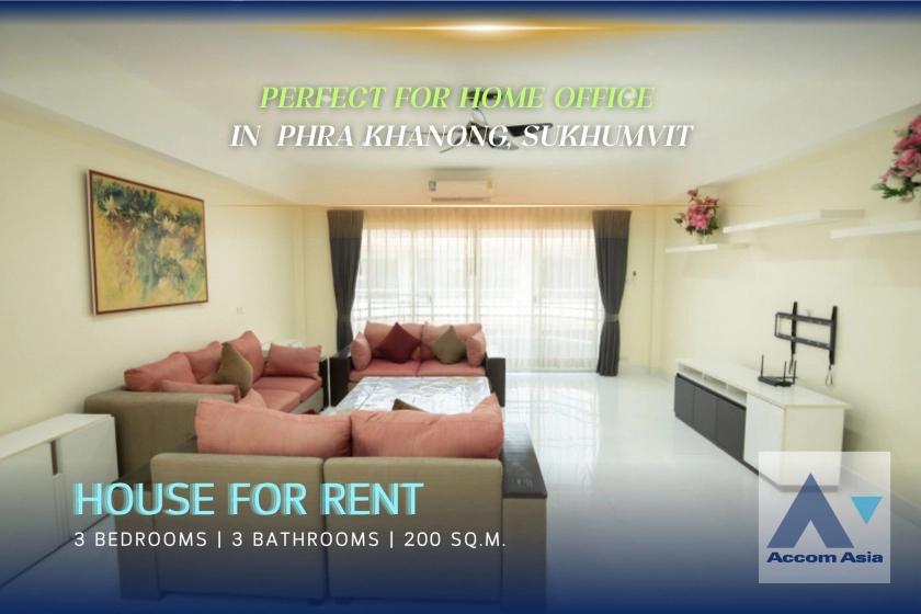  2  3 br House for rent and sale in Sukhumvit ,Bangkok BTS Phra khanong AA42943