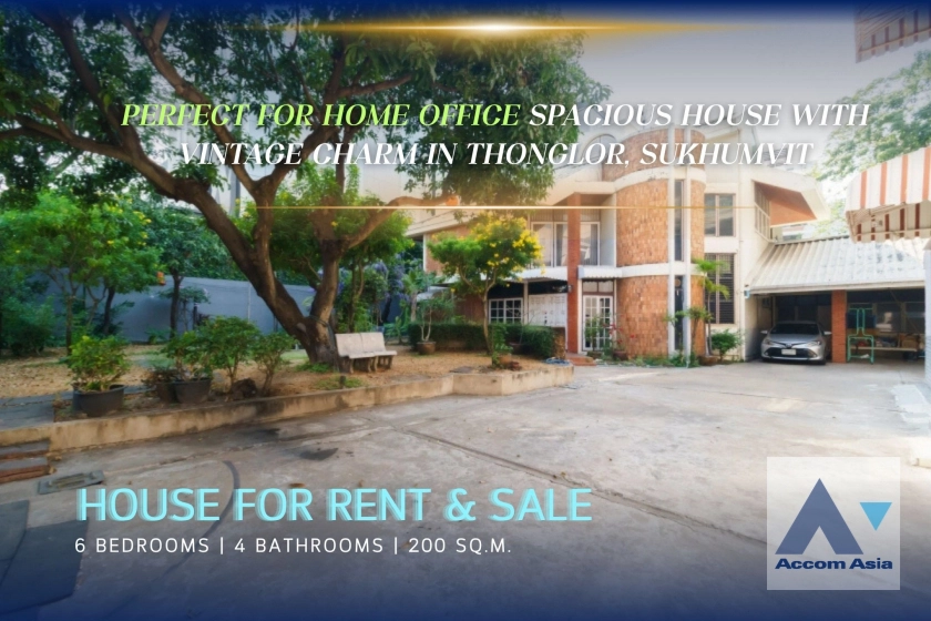  2  6 br House for rent and sale in Sukhumvit ,Bangkok BTS Thong Lo AA42974