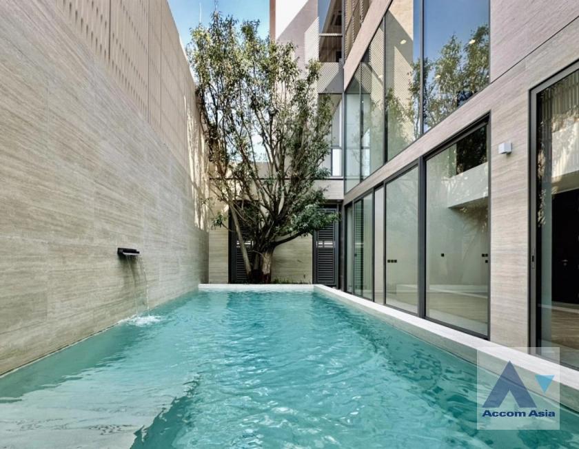Private Swimming Pool, Pet friendly | BAAN CHAN Chan Road (ADLER) House  4 Bedroom for Sale BTS Saphan Taksin in Rama3 Bangkok