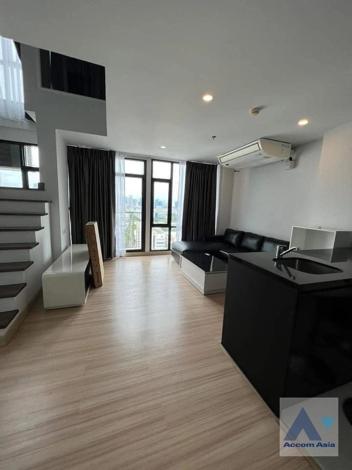 Duplex Condo |  Bangkok Horizon Sathon Condominium  1 Bedroom for Rent BRT Technic Krungthep in Sathorn Bangkok