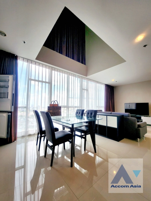 Fully Furnished, Duplex Condo | The Sky Sukhumvit Condominium  2 Bedroom for Sale & Rent BTS Udomsuk in Bangna Bangkok