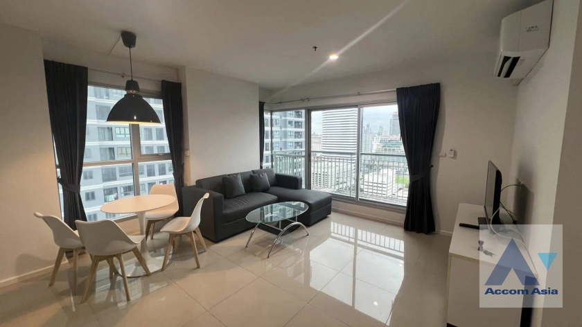 Corner Unit, Fully Furnished |  Aspire Rama 9 Condominium  2 Bedroom for Rent MRT Rama 9 in Ratchadaphisek Bangkok