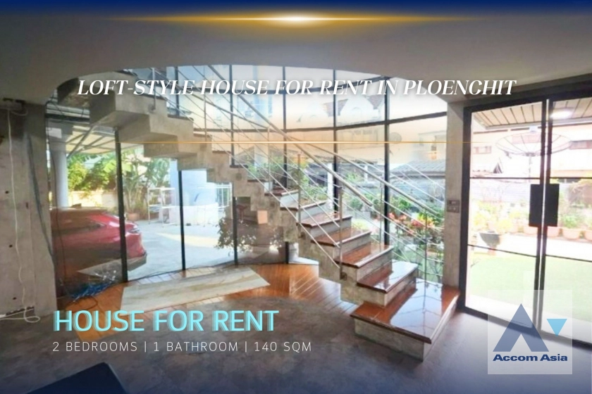 2  2 br House For Rent in Ploenchit ,Bangkok BTS Ploenchit AA43397