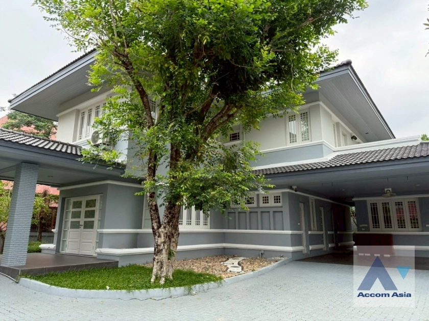 unitHomey-Style House in Compound for Rent at Lakeside Villa 1, Samutprakarn, Near BTS Bang Na (AA43504)