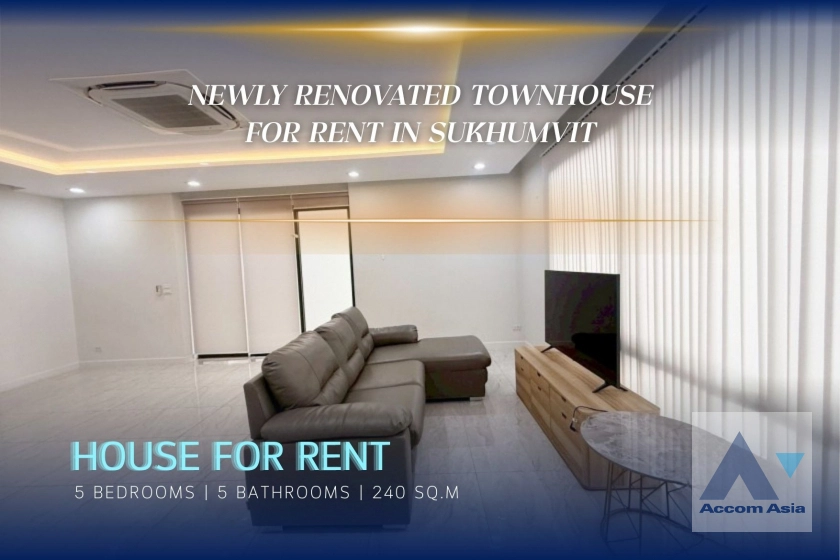 2  5 br House For Rent in Sukhumvit ,Bangkok BTS Thong Lo AA43569