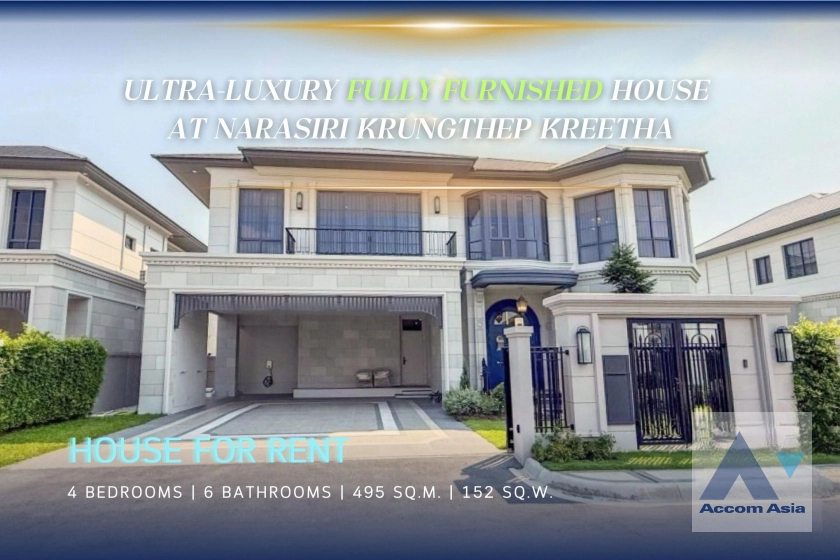 unitLuxury | Grand European-Style Home with Lush Garden at Narasiri Krungthep Kreetha (AA43666)