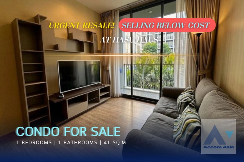 Hasu Haus Condominium  1 Bedroom for Sale BTS On Nut in Sukhumvit Bangkok