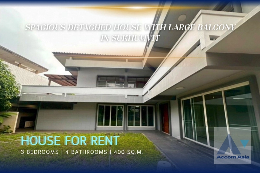  2  3 br House For Rent in Sukhumvit ,Bangkok  AA43898