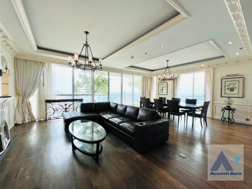 unitBig Balcony, Penthouse |  3 Bedrooms  Condominium For Rent in Rama 3, Bangkok  near BRT Wat Dan (AA43938)