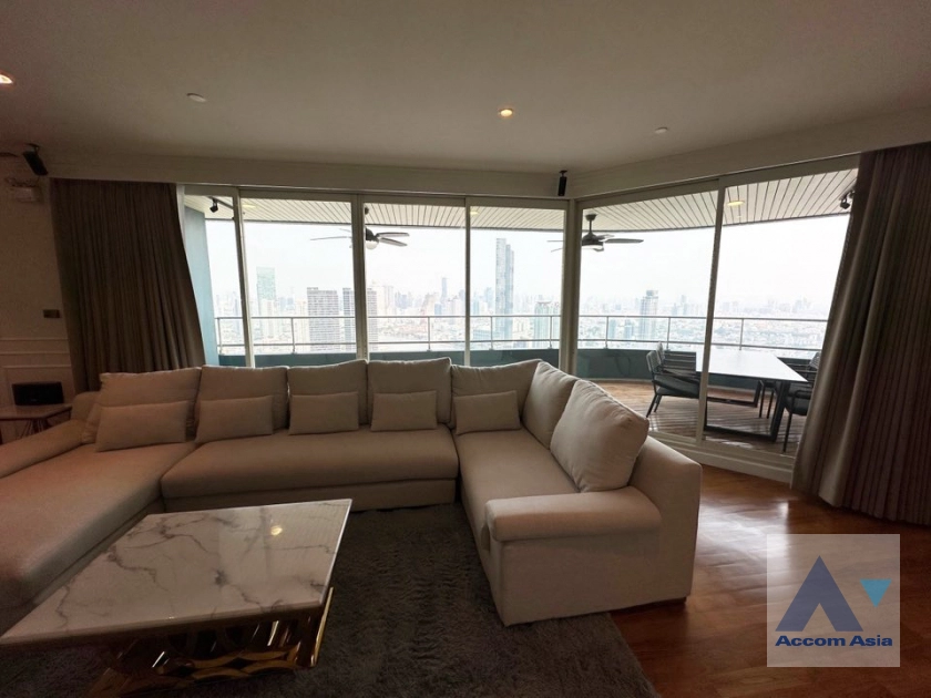 unitRiverside / River View, Big Balcony, Pet friendly |  4 Bedrooms  Condominium For Sale in Charoen Nakhon, Bangkok  near BTS Krung Thon Buri (AA44008)