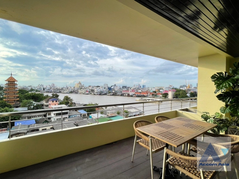  Baan Chao Praya Condominium  3 Bedroom for Sale & Rent BTS Krung Thon Buri in Charoennakhon Bangkok