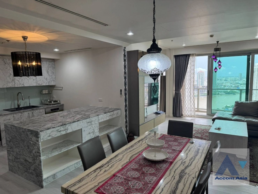 4  2 br Condominium for rent and sale in Charoen Nakhon ,Bangkok BTS Krung Thon Buri at The River Condominium AA44196