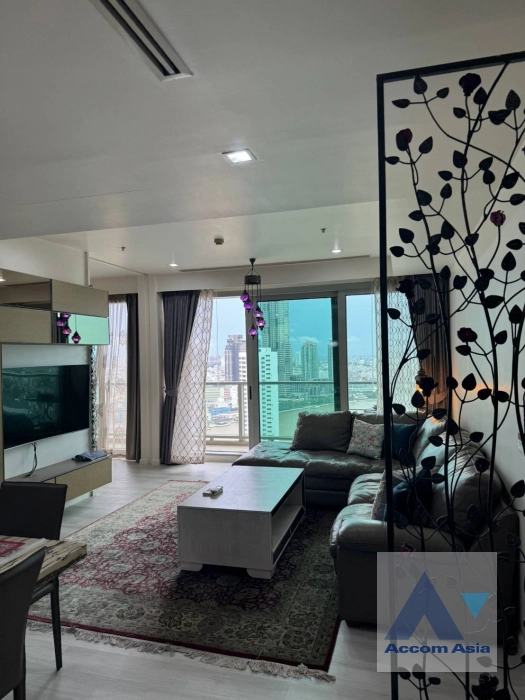  1  2 br Condominium for rent and sale in Charoen Nakhon ,Bangkok BTS Krung Thon Buri at The River Condominium AA44196