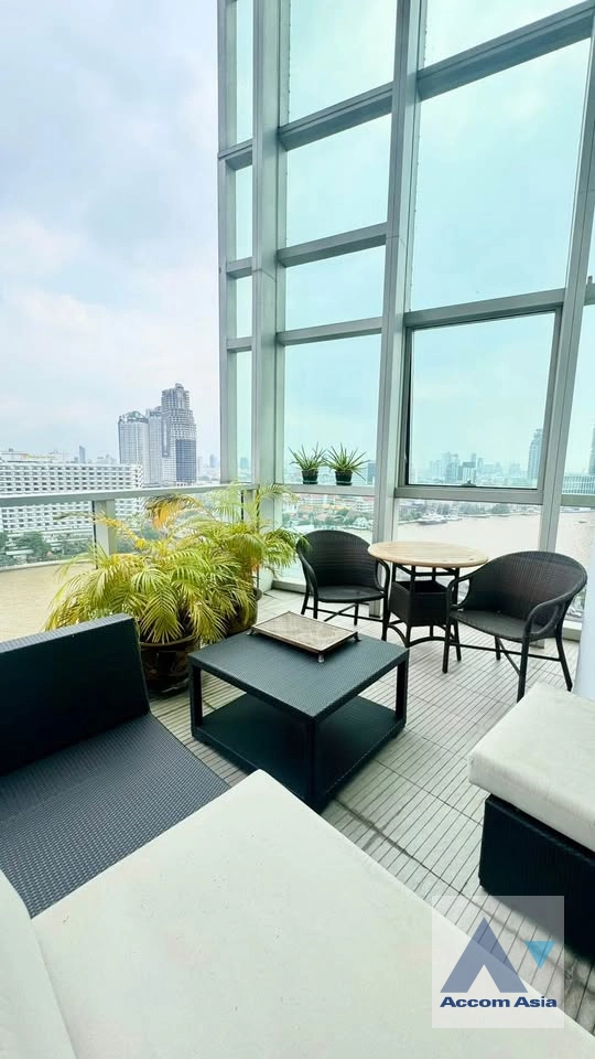 unitRiverside / River View, Big Balcony, Double High Ceiling, Duplex Condo |  4 Bedrooms  Condominium For Rent & Sale in Charoen Nakhon, Bangkok  near BTS Phrom Phong (AA44404)