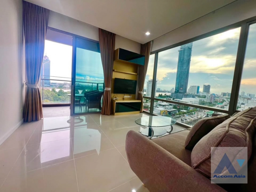 unitCorner Unit |  2 Bedrooms  Condominium For Rent & Sale in Rama 3, Bangkok  near BRT Rama IX Bridge (AA44476)
