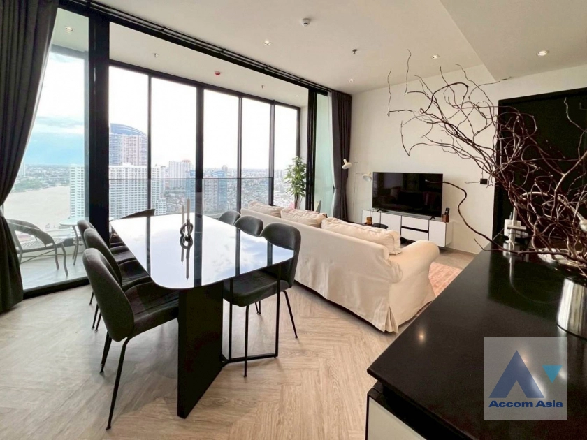 7  2 br Condominium for rent and sale in Charoen Nakhon ,Bangkok BTS Krung Thon Buri at Chapter Charoennakhon  Riverside AA44490