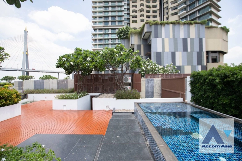 unitPrivate Swimming Pool, Triplex |  4 Bedrooms  Condominium For Sale in Rama 3, Bangkok  near BRT Wat Dan (AA44667)
