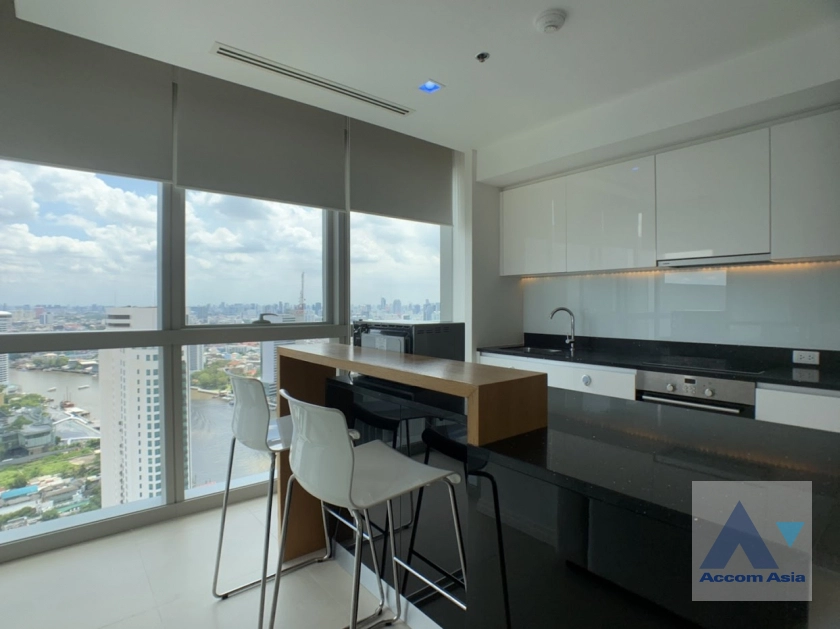  1  2 br Condominium For Rent in Charoen Nakhon ,Bangkok BTS Krung Thon Buri at The River Condominium AA44843