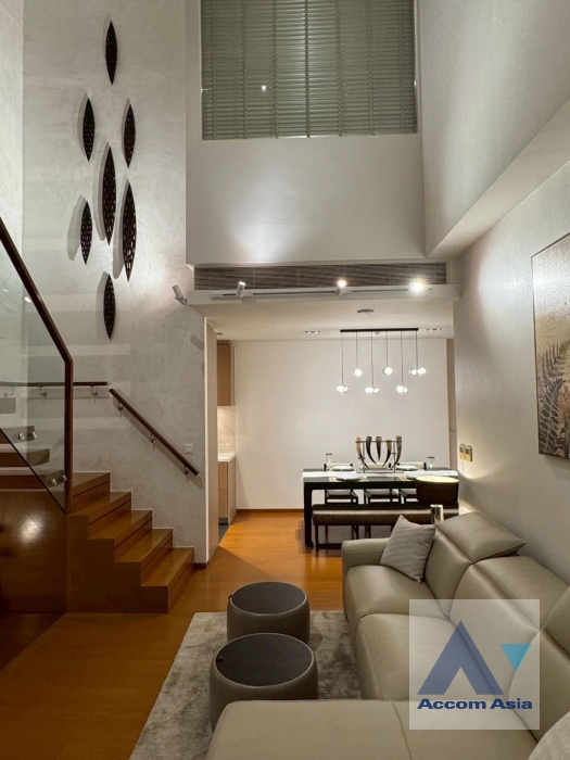 Duplex Condo |  The Sukhothai Residence Condominium  2 Bedroom for Rent MRT Lumphini in Sathorn Bangkok