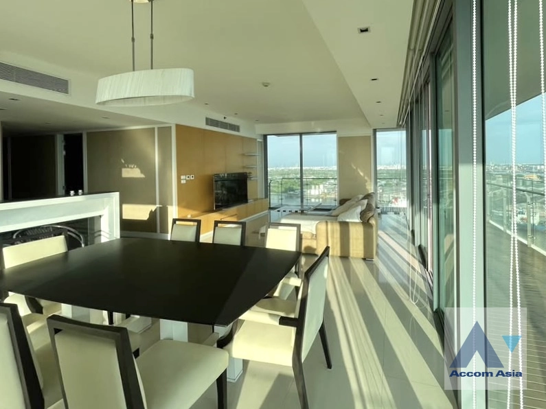 unitRiverside / River View, Fully Furnished, Big Balcony |  3 Bedrooms  Condominium For Rent & Sale in Rama 3, Bangkok  near BRT Wat Dan (AA45229)