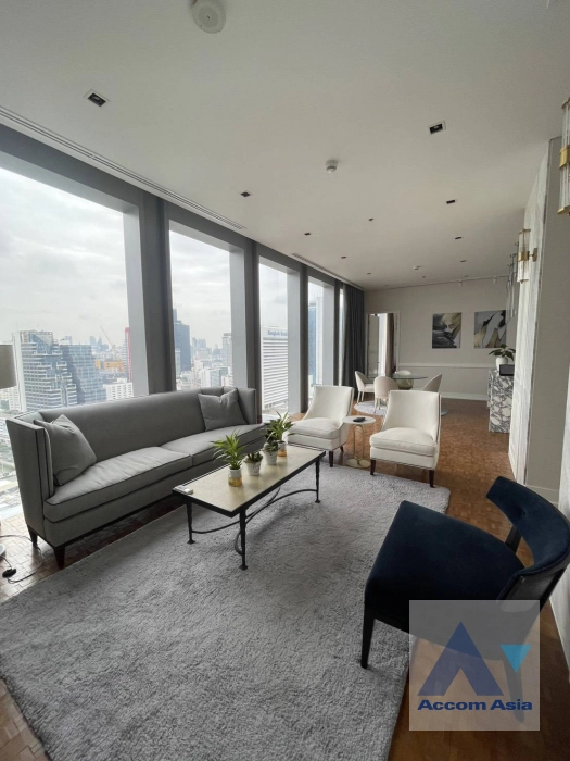 Fully Furnished, Super Luxury |  The Ritz Carlton Residences Condominium  2 Bedroom for Rent BTS Chong Nonsi in Silom Bangkok
