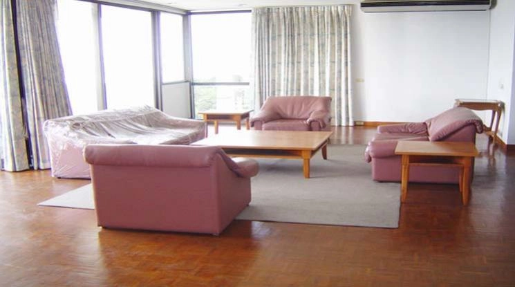  Baan Yen Akard Condominium  2 Bedroom for Rent MRT Khlong Toei in Sathorn Bangkok